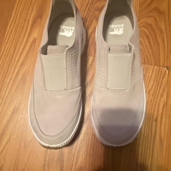 Sorel out n about tan slip on women's shoes soft taupe size 7 155 - Picture 2 of 10